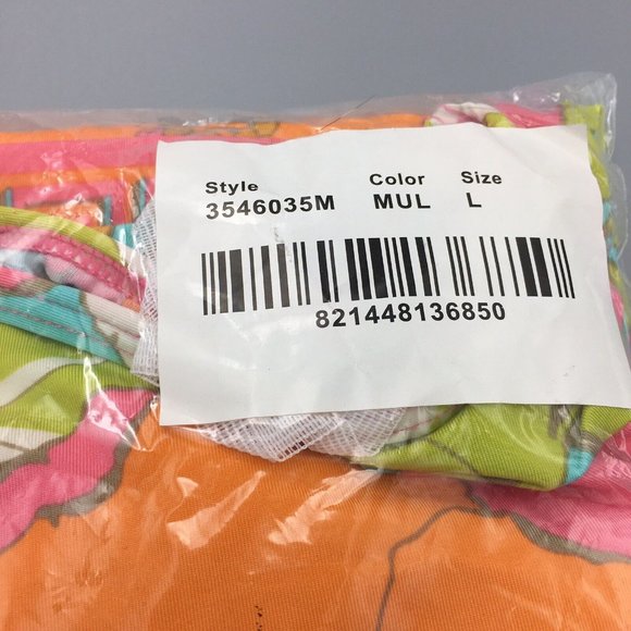 NEW TRINA TURK Playa De Flor Tunic Caftan Swimsuit Cover Up LARGE Resort Floral - Picture 4 of 7